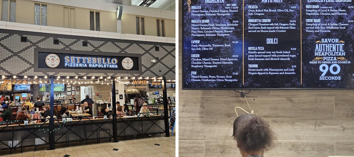 Settebello Menu
